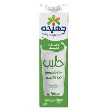 لبن جهينة نصف دسم 1 لتر