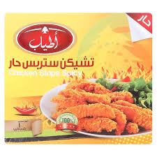 أطياب ستريبس دجاج حار 1ك